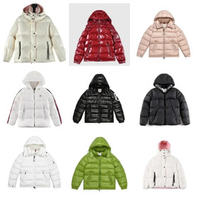 Moncler Montbeliard série à capuchon chaud courte fermeture à glissière veste-4306  