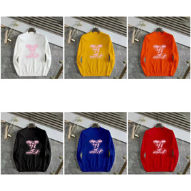 Louis Vuitton LV col rond pull en tricot lâche-4454  