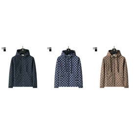 Veste décontractée Gucci avec fermeture à glissière-4857  