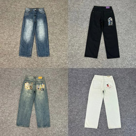 Derschutze Gallery Jeans à jambes droites-4902  