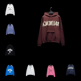 Balenciaga Trendy sweat à capuche simple et polyvalent-5011  