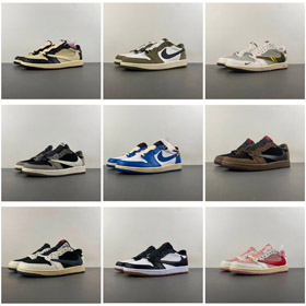 Nike Travis Scott x Fragment Design chaussures de patinage à haut bas-5104  