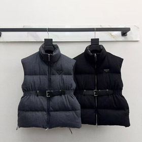 Prada nouveau gilet en bas avec logo et taille réglable-5354  