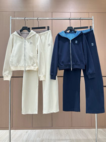 Miu Miu nouvelle combinaison à capuchon zip-up-5379  