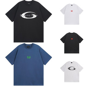 Balenciaga nouveau loose-fit lavé et détresse à manches courtes T-shirt-5430  