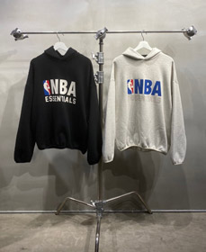 FOG Essentials x NBA collaboration floqué sweatshirt à capuchon-5439  