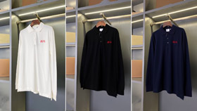 Chemise polo Burberry en coton pique respirant-5467  