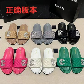 Chanel nouveau rond-orteil cross-bracelet sandales plates-5219  