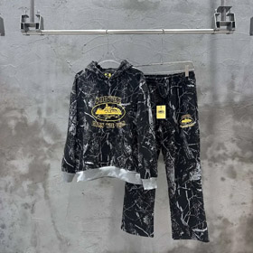 Corteiz All-over Imprimer Sweatshirt à capuche et Sweatpants Set-5531  