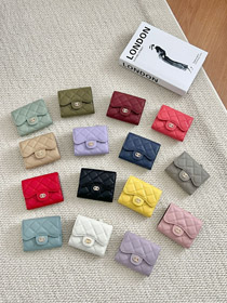 Chanel triple compact couvert porte-carte-5796  