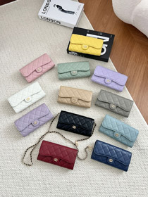 Chanel caviar cuir matelassé chaîne crossbody sac-5797  