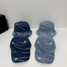 Chanel nouveau chapeau de protection solaire imprimé seau-5850  