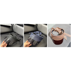 Dior nouveau ouvrage tissé cannage motif ruban soleil chapeau-5859  