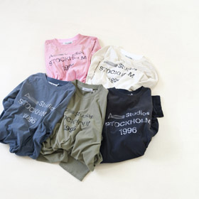 Acne Studios 1996 détresse laver à manches longues T-shirt-5934  