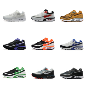 Nike chaussures de course à coussin d'air à dentelle pour hommes et femmes-2665