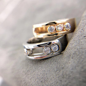 Messika paver diamant bague or creux bague coulissante bague-3570