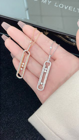 Messika boucles d'oreilles en talc diamant unique-3664  