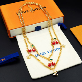 Louis Vuitton LV Cherry Lettre collier floral-3814  