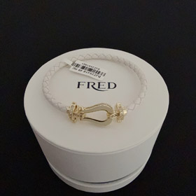 Feiden plein diamant diamant fer à cheval boucle bracelet-3977  