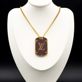 Louis Vuitton LV Militaire Lettre Collier-4025  
