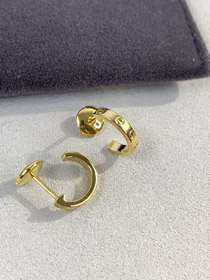 Cartier boucles d'oreilles étroites à vis lettre-4077